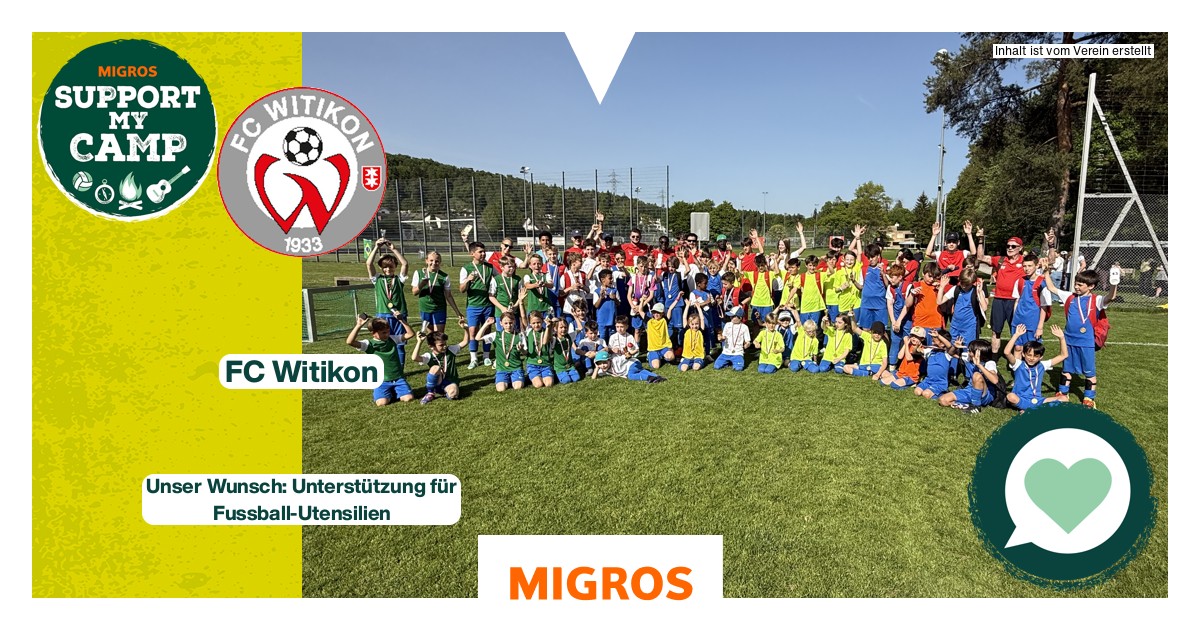 Unterstütze den FCW bei "support my camp" der Migros